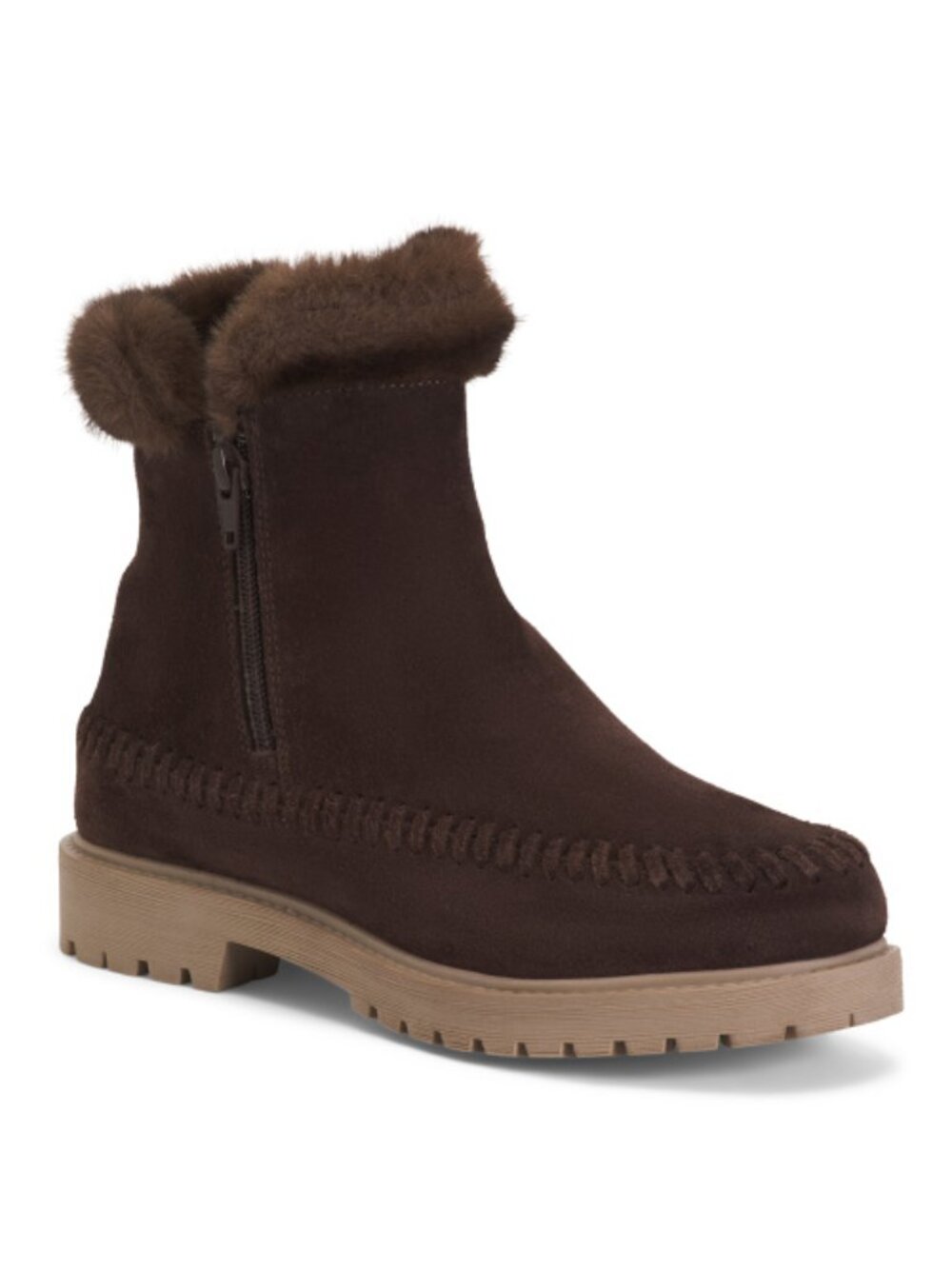 JELAVU Suede Jennie Cozy Booties
